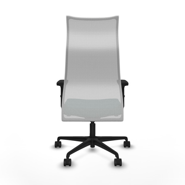 Albacete malla sincro malla blanca similpiel verde botella brazos 2D base nailon ruedas 65 mm nailon