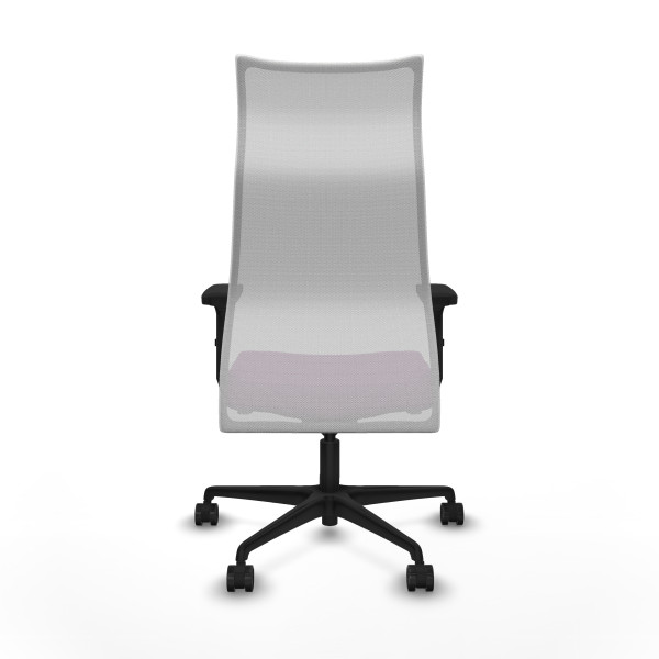 Albacete malla sincro malla blanca similpiel morado brazos 2D base nailon ruedas 65 mm nailon