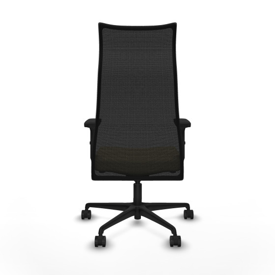 Albacete malla sincro malla negra similpiel crema brazos 2D base nailon ruedas 65 mm nailon