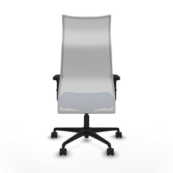 Albacete malla sincro malla blanca bali azul marino brazos 2D base nailon ruedas 65 mm nailon