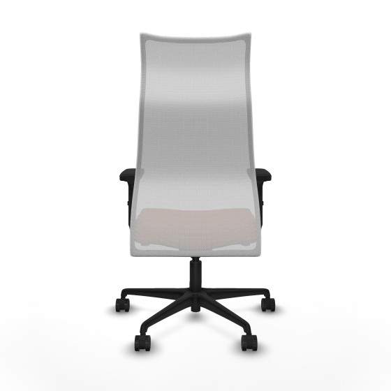 Albacete malla sincro malla blanca bali marrón brazos 2D base nailon ruedas 65 mm nailon