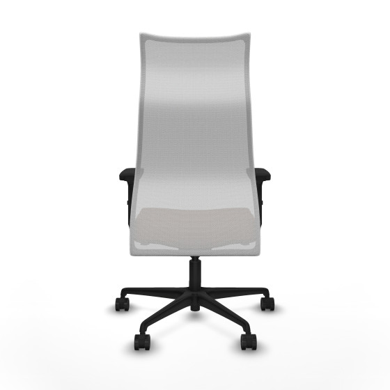Albacete malla sincro malla blanca bali marrón oscuro brazos 2D base nailon ruedas 65 mm nailon