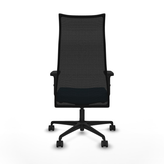 Albacete malla sincro malla negra bali verde petroleo brazos 2D base nailon ruedas 65 mm nailon