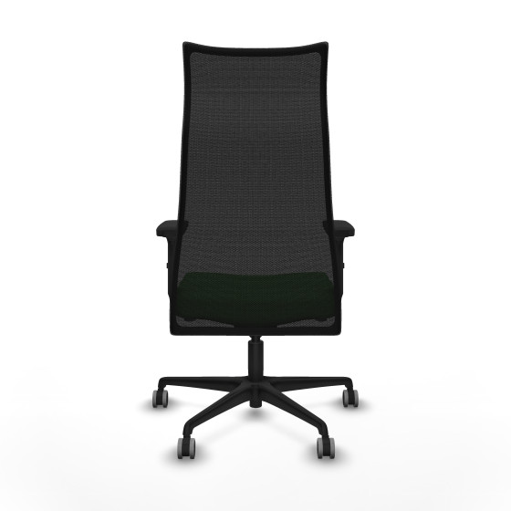 Albacete malla sincro malla negra bali verde brazos 2D base nailon ruedas 65mm engomadas