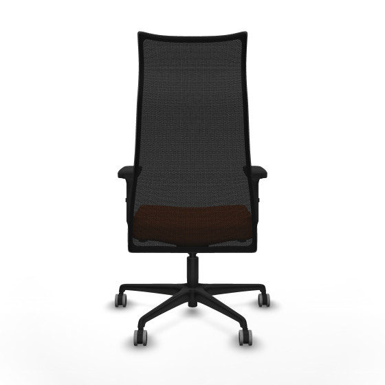 Albacete malla sincro malla negra bali naranja brazos 2D base nailon ruedas 65mm engomadas