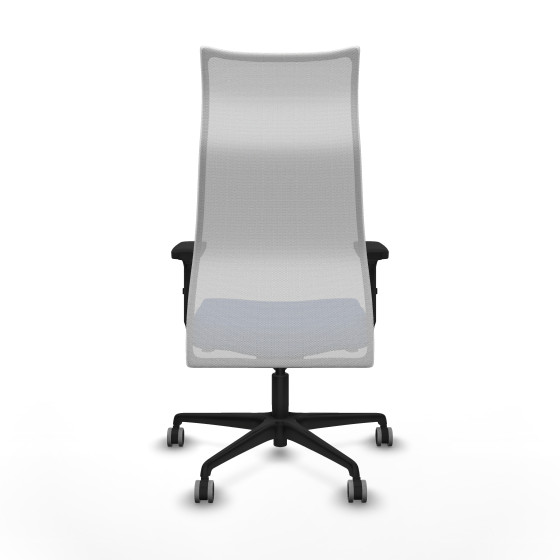 Albacete malla sincro malla blanca bali azul marino brazos 2D base nailon ruedas 65mm engomadas