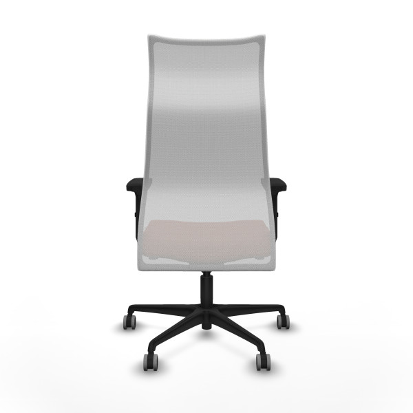 Albacete malla sincro malla blanca bali marrón brazos 2D base nailon ruedas 65mm engomadas