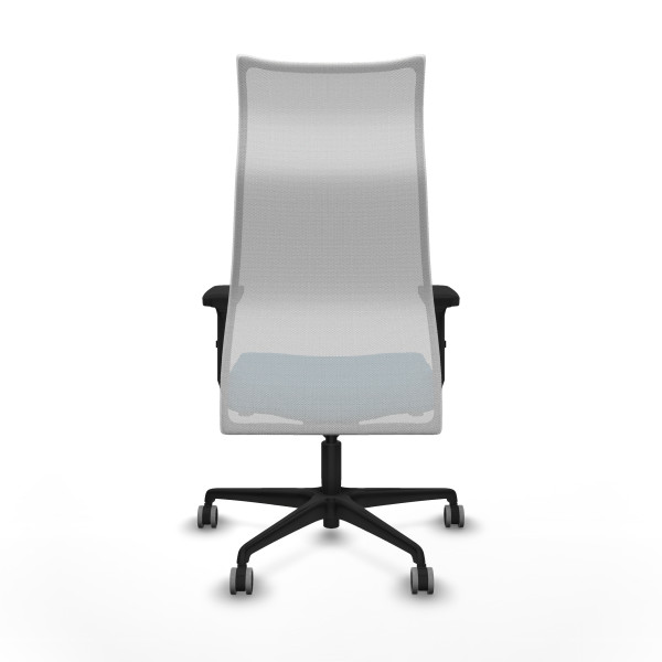 Albacete malla sincro malla blanca bali verde petroleo brazos 2D base nailon ruedas 65mm engomadas