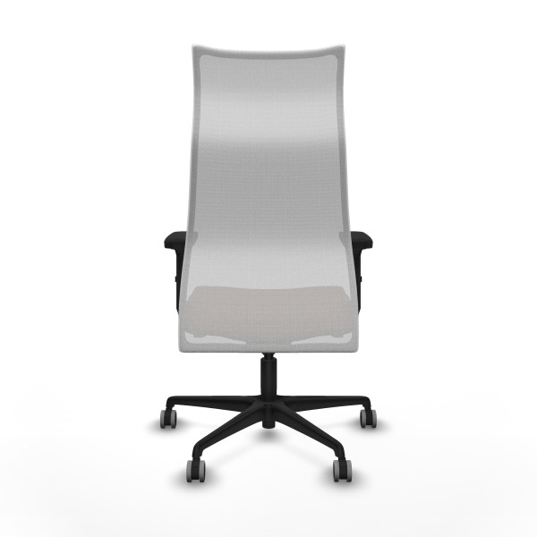 Albacete malla sincro malla blanca bali marrón oscuro brazos 2D base nailon ruedas 65mm engomadas