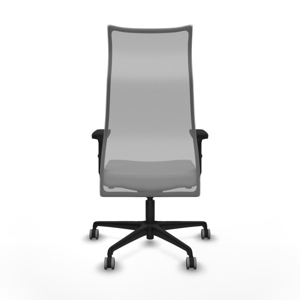 Albacete malla sincro malla gris bali gris claro brazos 2D base nailon ruedas 65mm engomadas