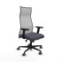 Albacete malla sincro malla gris bali gris oscuro brazos 2D base nailon ruedas 65mm engomadas