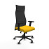 Albacete malla sincro malla negra bali amarillo brazos 2D base nailon ruedas 65mm engomadas