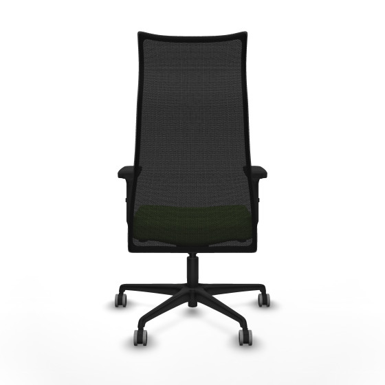 Albacete malla sincro malla negra bali pistacho brazos 2D base nailon ruedas 65mm engomadas