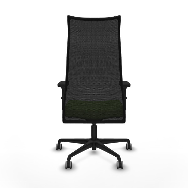 Albacete malla sincro malla negra bali pistacho brazos 2D base nailon ruedas 65mm engomadas