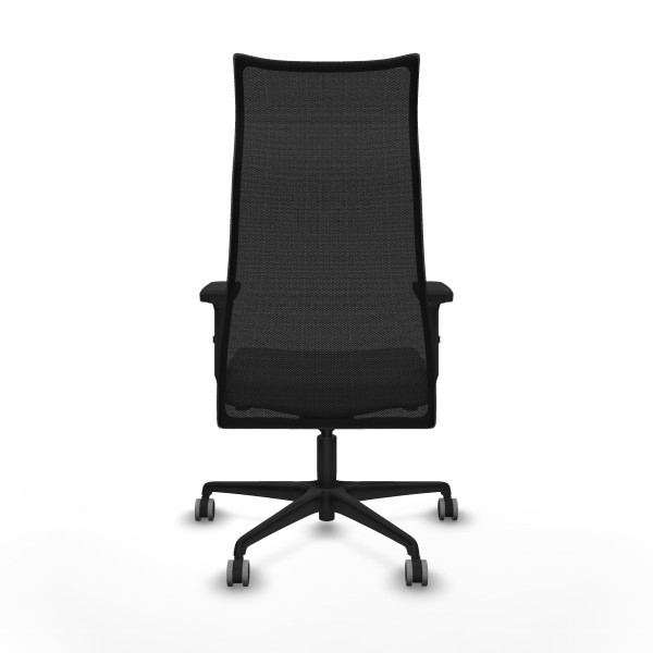 Albacete malla sincro malla negra bali gris claro brazos 2D base nailon ruedas 65mm engomadas
