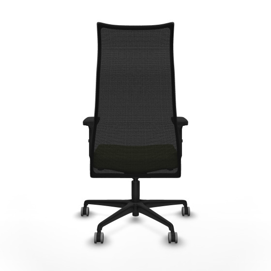 Albacete malla sincro malla negra bali verde oliva brazos 2D base nailon ruedas 65mm engomadas