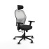 Jorquera traslack malla blanca similpiel negro brazos 3D base nailon cabecero 2D ruedas 65mm engomada