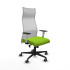 Albacete malla sincro malla blanca similpiel pistacho brazos blancos base nailon ruedas 65mm engomadas