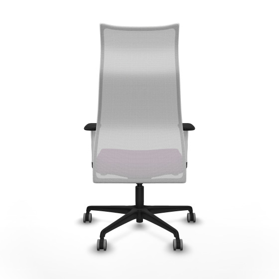 Albacete malla sincro malla blanca similpiel morado brazos blancos base nailon ruedas 65mm engomadas