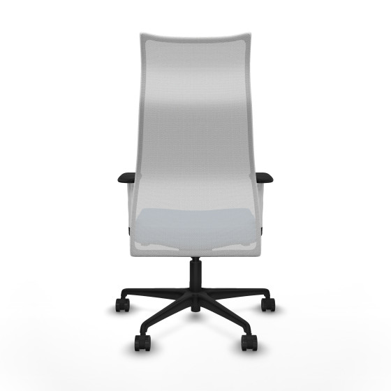 Albacete malla sincro malla blanca bali azul cielo brazos blancos base nailon ruedas 65 mm nailon
