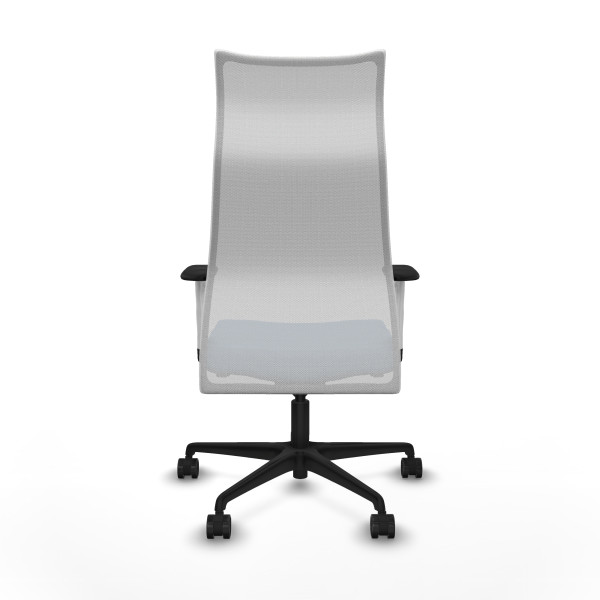 Albacete malla sincro malla blanca bali azul cielo brazos blancos base nailon ruedas 65 mm nailon