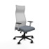 Albacete malla sincro malla blanca bali gris brazos blancos base nailon ruedas 65 mm nailon