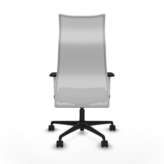 Albacete malla sincro malla blanca bali gris brazos blancos base nailon ruedas 65 mm nailon