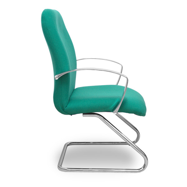 Sillón Caudete confidente patín bali verde esmeralda