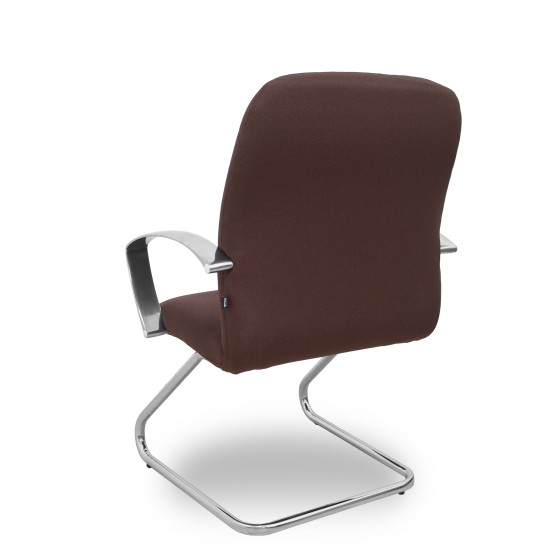 Sillón Caudete confidente patín bali marrón oscuro