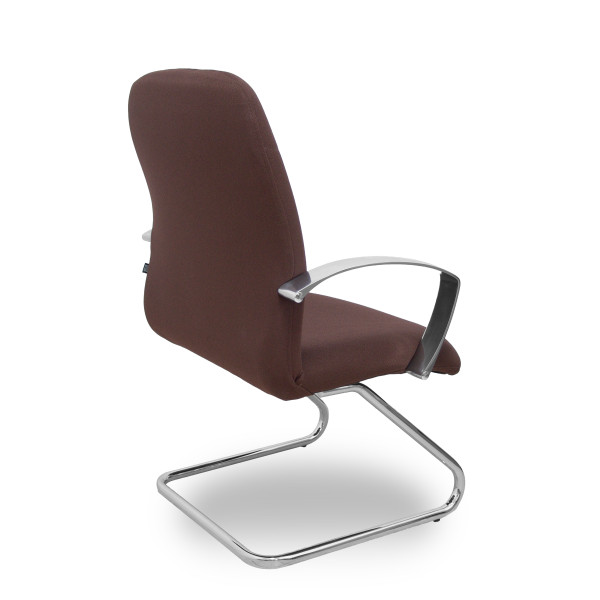 Sillón Caudete confidente patín bali marrón oscuro