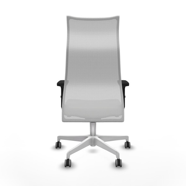 Albacete malla sincro malla blanca similpiel blanco brazos 2D base blanca ruedas 65mm engomadas
