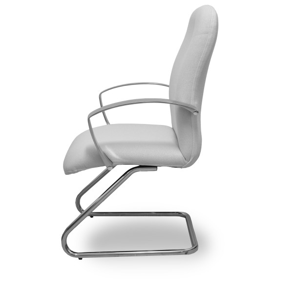 Sillón Caudete confidente patín bali blanco