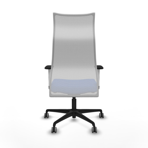 Albacete malla sincro malla blanca bali azul brazos blancos base nailon ruedas 65mm engomadas
