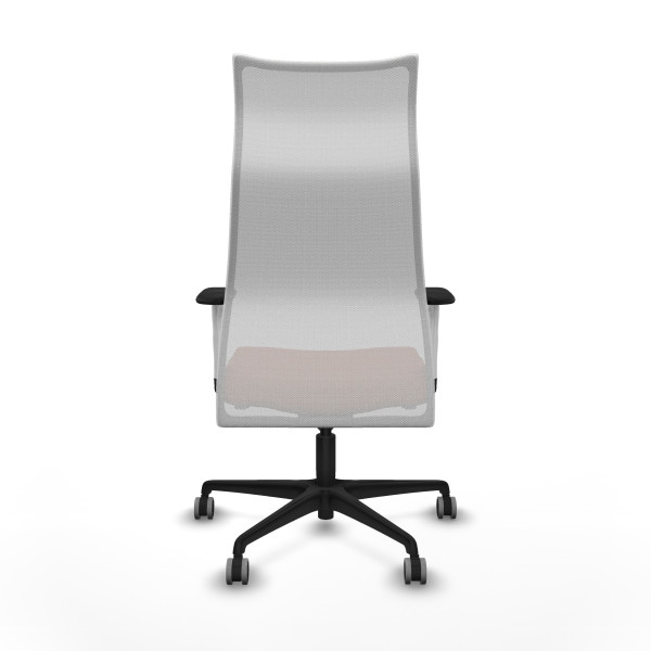 Albacete malla sincro malla blanca bali marrón brazos blancos base nailon ruedas 65mm engomadas