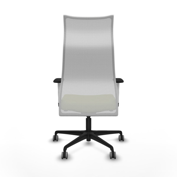 Albacete malla sincro malla blanca bali verde oliva brazos blancos base nailon ruedas 65mm engomadas