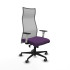 Albacete malla sincro malla gris bali morado brazos blancos base nailon ruedas 65mm engomadas