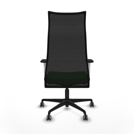 Albacete malla sincro malla negra bali verde brazos blancos base nailon ruedas 65mm engomadas