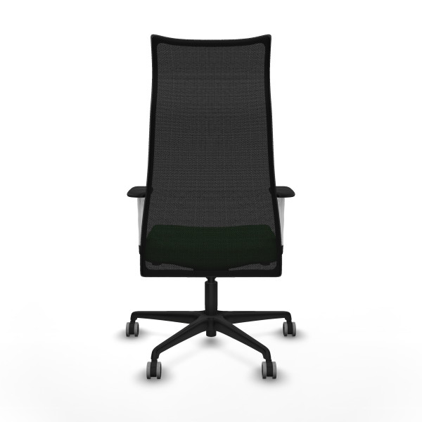Albacete malla sincro malla negra bali verde brazos blancos base nailon ruedas 65mm engomadas
