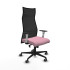 Albacete malla sincro malla negra bali rosa brazos blancos base nailon ruedas 65mm engomadas