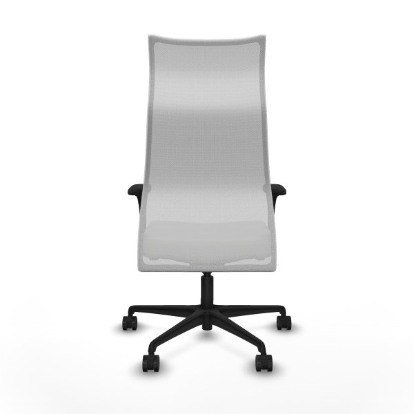 Albacete malla sincro malla blanca similpiel blanco brazos 1D base nailon ruedas 65 mm nailon