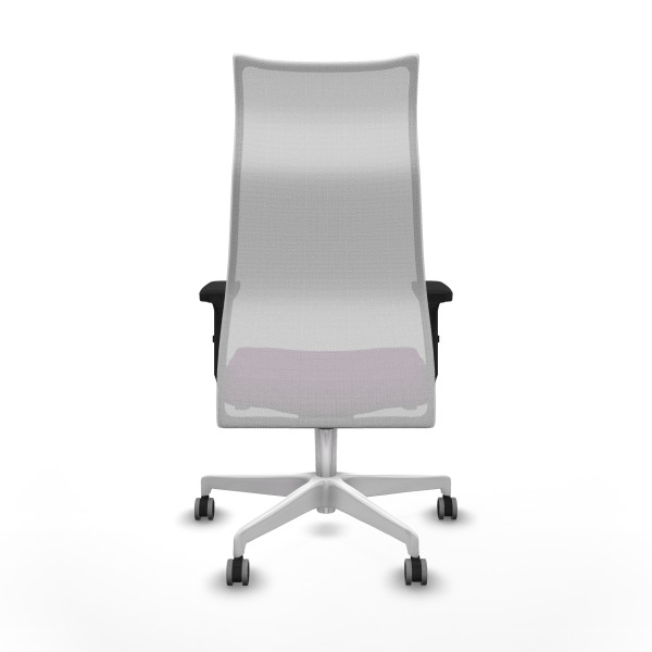 Albacete malla sincro malla blanca similpiel morado brazos 2D base blanca ruedas 65mm engomadas