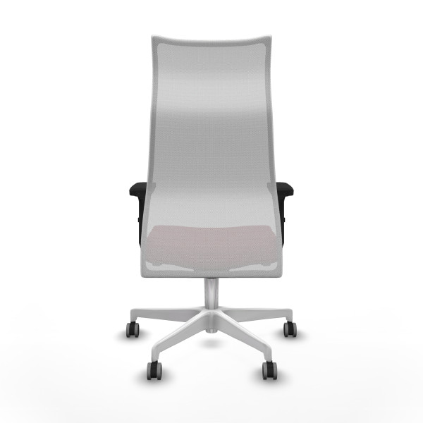 Albacete malla sincro malla blanca similpiel granate brazos 2D base blanca ruedas 65mm engomadas