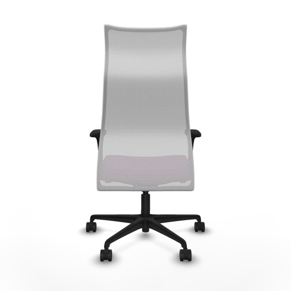 Albacete malla sincro malla blanca similpiel morado brazos 1D base nailon ruedas 65 mm nailon