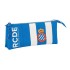 Portatodo Escolar RCD ESPANYOL Triple 22 x 12 x 3 cm.