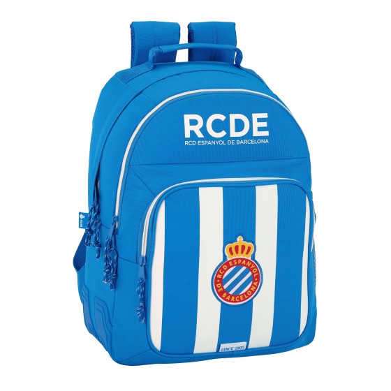 Mochila Escolar RCD ESPANYOL Adaptable 32 x 42 x 15 cm.