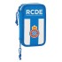 Estuche Escolar RCD ESPANYOL Doble 28 Piezas 12,5 x 19,5 x 4 cm.