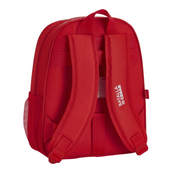 Mochila Escolar SPORTING GIJON Infantil Adaptable 27 x 33 x 10