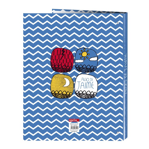 Carpeta Archivador ALGO DE JAIME Ocean Folio 4 Anillas 25 mm.