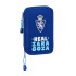 Estuche Escolar REAL ZARAGOZA Doble 28 Piezas 12,5 x 19,5 x 4