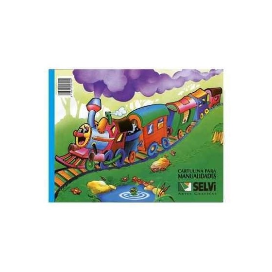 Cartulinas Manualidades SELVI Bloc x10 Hojas Blancas